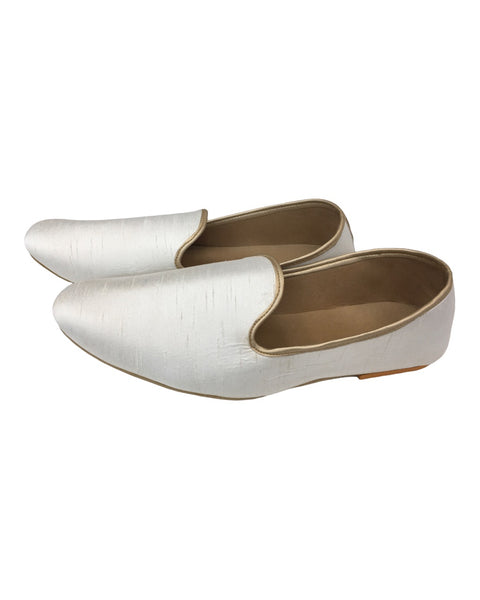 White and gold loafers hot sale mens