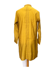 Haldi Yellow - Designer Mens Indian Kurta Set - Weddings / Walimas , Sangeet, Eid, Mehndi / Henna - HHF2414 09KR24