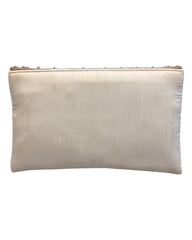 Cream - Rich Silky Antique Embroidered Clutch Bag - AY253 10Rp24