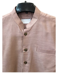 Dusty Pink - Mens Kurta Set with Rich Long Jacket - UK Stock - 24h Dispatch - HHF2411 TV 0624