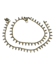 Antique Gold Finish - Ankle Chain / Payal / Paazeb - Fashion Jewellery - Bollywood - Weddings - DAJ591 24Tp10