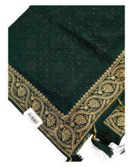 Bottle Green - Crepe -Fancy Party Saree with Blouse Piece - SP2407 11VV24