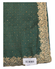 Sage Green - Chiffon - Fancy Party Saree with Blouse Piece - 11KP24 SP2423