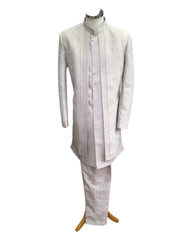 Pastel Rose Gold - Stunning Double Layered Mens Sherwani - SHU2503 PC 0325