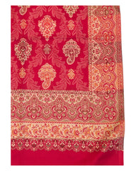 Coral - Soft Art Wool Handloom Woven Shawl - (P350) 11KY24 NTC2414