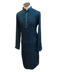 Teal - Fantastic Mens Indian Kurta set - Weddings / Walimas , Sangeet, Eid, Mehndi / Henna - NAD2404 08KA24