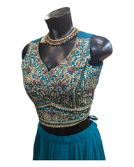 Amazing value Turquoise Blue Lehenga Set - Size 14(40