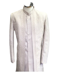 Pastel Rose Gold - Stunning Double Layered Mens Sherwani - SHU2503 PC 0325