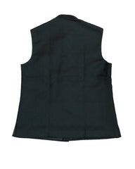 Racing / Bottle Green - Self Brocade Indian Mens Waistcoat / Bandi - Bollywood - CS2403 KT 0524