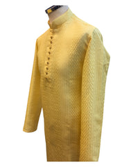 Light Yellow - Fantastic Mens Indian Kurta set - Weddings / Walimas , Sangeet, Eid, Mehndi / Henna - NAD2504 01KR25