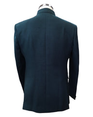 PREMIUM Slim Fit Mens Teal BandhGala / Prince / Chinese Collar Jacket - Fantastic Fit - CS2406 TC 0524