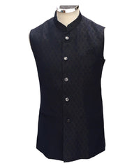 Navy Blue - Rich Suiting Material Mens Waistcoat - Amazing Fit - Great Quality - YD2411 KA 0424