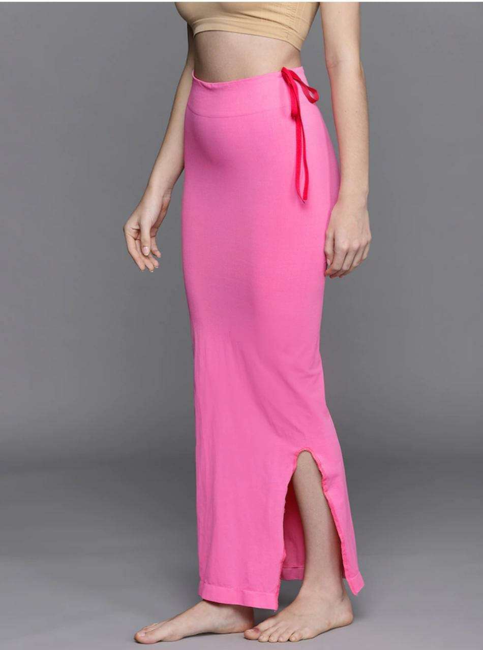 Buy RACHEYTA Women's Saree Shapewear, Petticoat Shapewear, Saree Underskirt,  Seamless Zurich Lycra Inskirt, Drawstring Shapewear Dress for Women( Dark  pink ) - ( XL ) Online at Best Prices in India - JioMart.