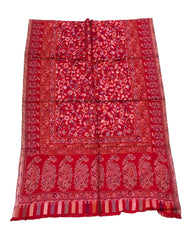 Red - Soft Handloom  Pashmina Stole - UK Stock - NTC2203 KC 1022